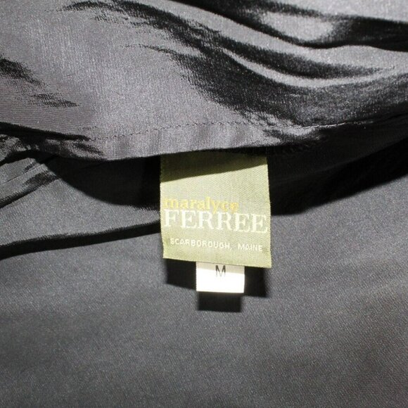 Maralyce Ferree Red Black Button Down Reversible Hooded Jacket Size M - Picture 7 of 8